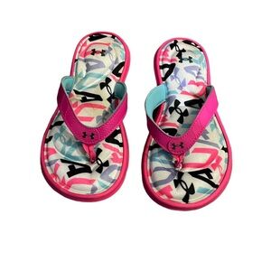 Girls Under Armour thongs size 3 Youth